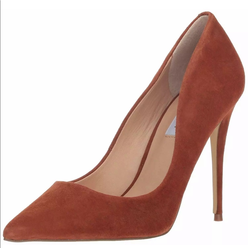 Steve Madden Adella Orange Suede Heels